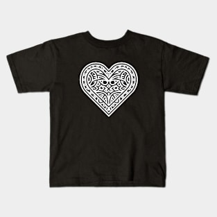 The Heart (White) Kids T-Shirt